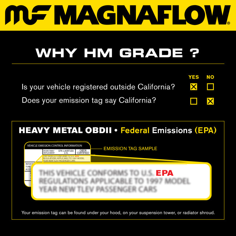 MagnaFlow Conv DF Standard Cat 00-05 Toyota MR2 Spyder 1.8L Rear