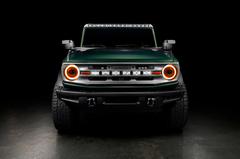 Oracle 2021+ Ford Bronco Oculus Bi-LED Projector Headlights - Amber/White Switchback SEE WARRANTY