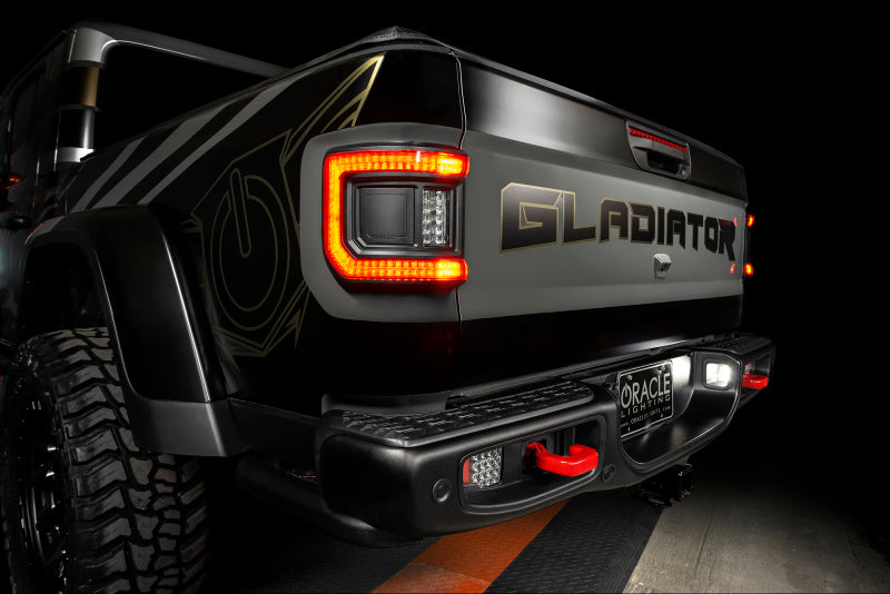 Oracle 2020+ Jeep Gladiator JT Flush Mount LED Tail Lights - Tinted Lens SEE WARRANTY