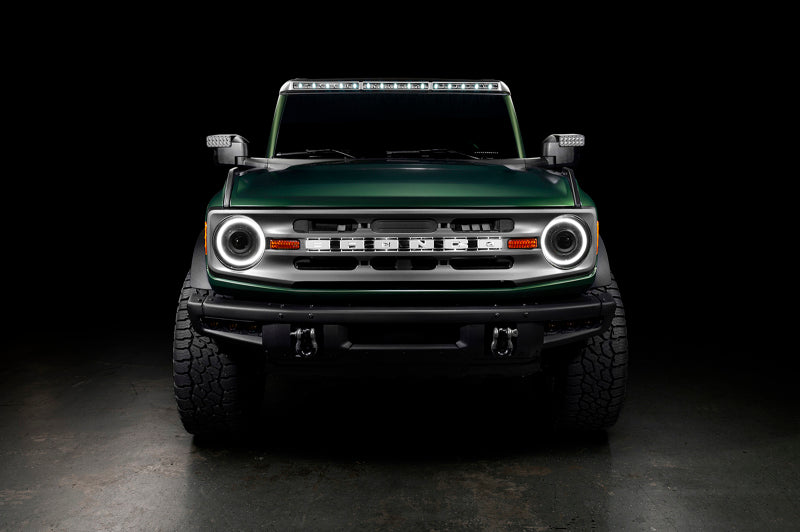 Oracle 2021+ Ford Bronco Oculus Bi-LED Projector Headlights - Amber/White Switchback SEE WARRANTY