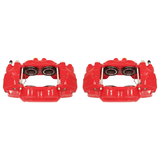 Power Stop 03-09 Toyota 4Runner Front Red Calipers w/o Brackets - Pair