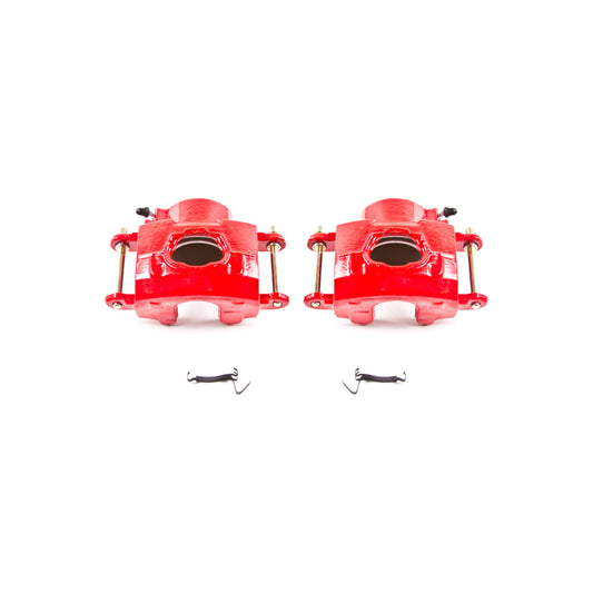 Power Stop 94-96 Chevrolet Impala Front Red Calipers w/o Brackets - Pair