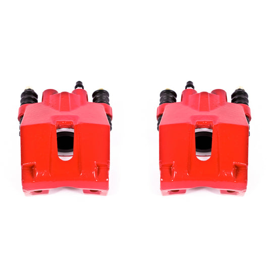 Power Stop 04-11 Ford F-150 Rear Red Calipers w/o Brackets - Pair