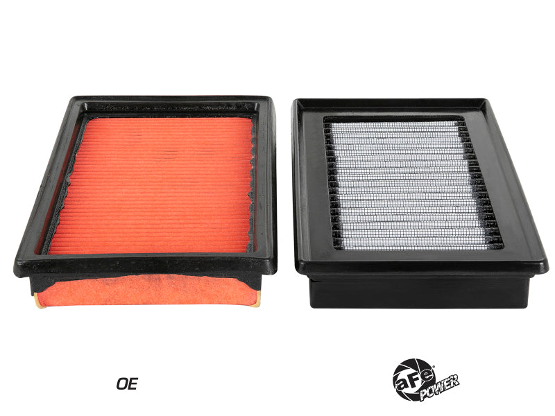 aFe Magnum FLOW Pro DRY S OE Replacement Filter (Pair) 14-19 Infiniti Q50 V6 3.5L/3.7L