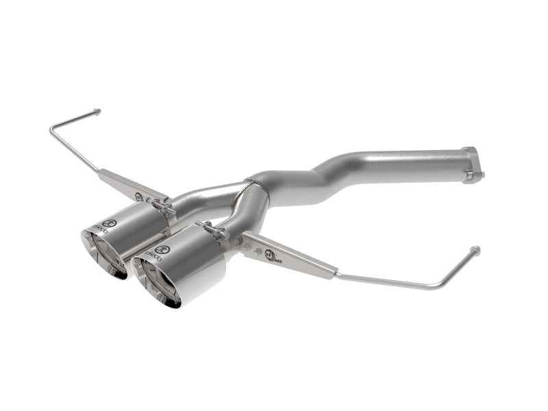 aFe Takeda 3in-2.5in 304 SS Axle-Back Exhaust w/Polished Tip 19-20 Hyundai Veloster I4-1.6L(t)