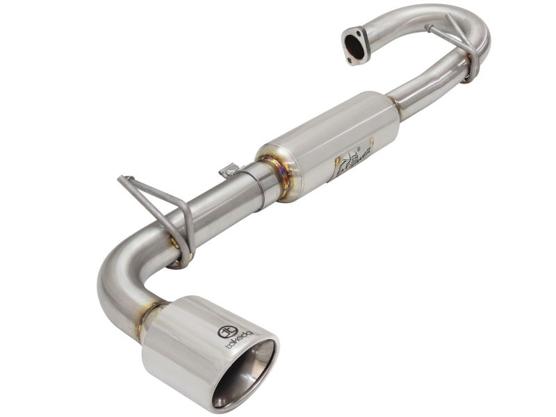 aFe 11-16 Scion TC L4-2.5L 304SS 2-1/4in to 2-1/2in Axle-Back Takeda Exhaust w/ Polished Tip