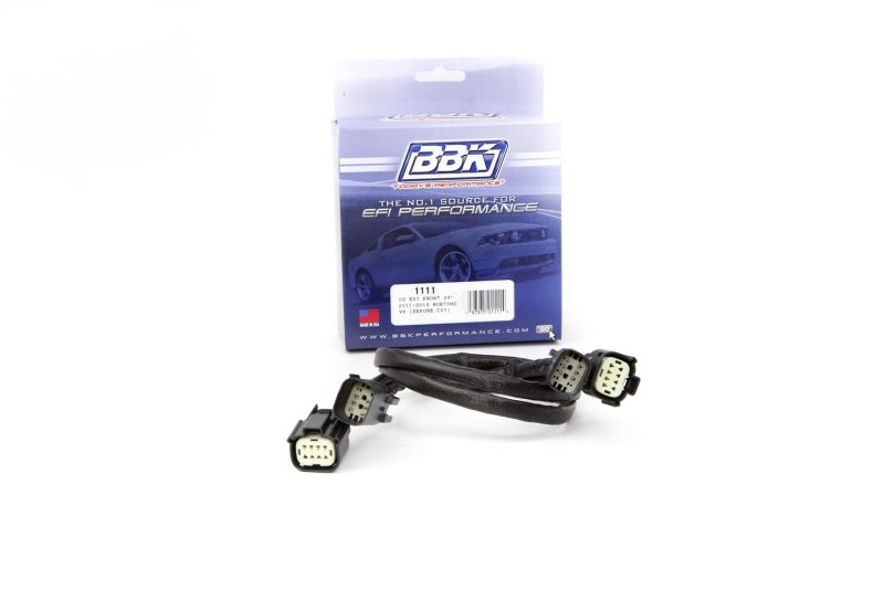 BBK 11-14 Mustang V6 Front O2 Sensor Wire Harness Extensions 24 (pair)