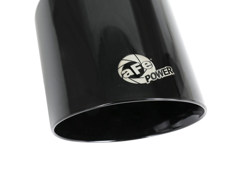 aFe MACH Force-XP 4-1/2in Black OE Replacement Exhaust Tips - 15-19 Dodge Charger/Hellcat